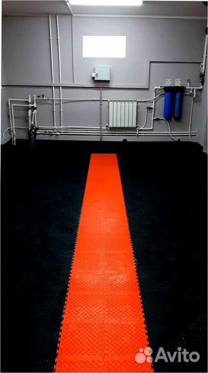 Модульный пол для гаража