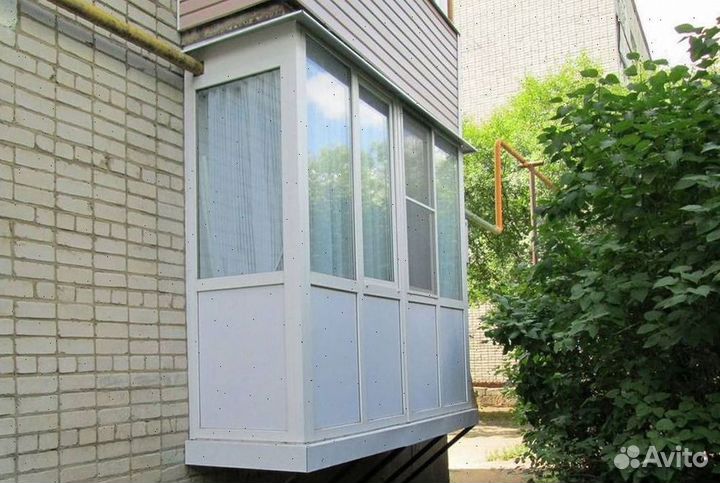 Балкон пластик под ключ