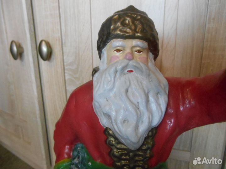 Дед Мороз 39 см. гипс гипсовый