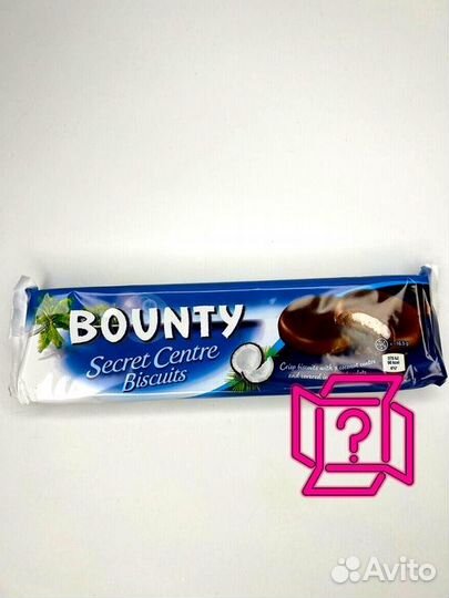 Печенье Bounty Secret Centre Biscuits, 132 г (поль
