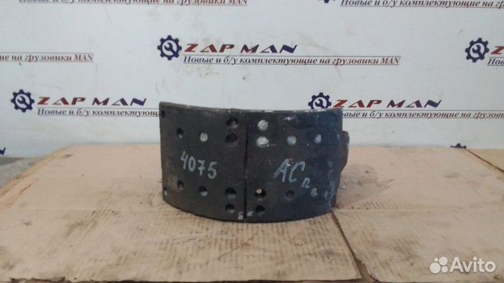 Колодка барабанного тормоза Man Tga