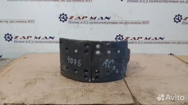 Колодка барабанного тормоза Man Tga