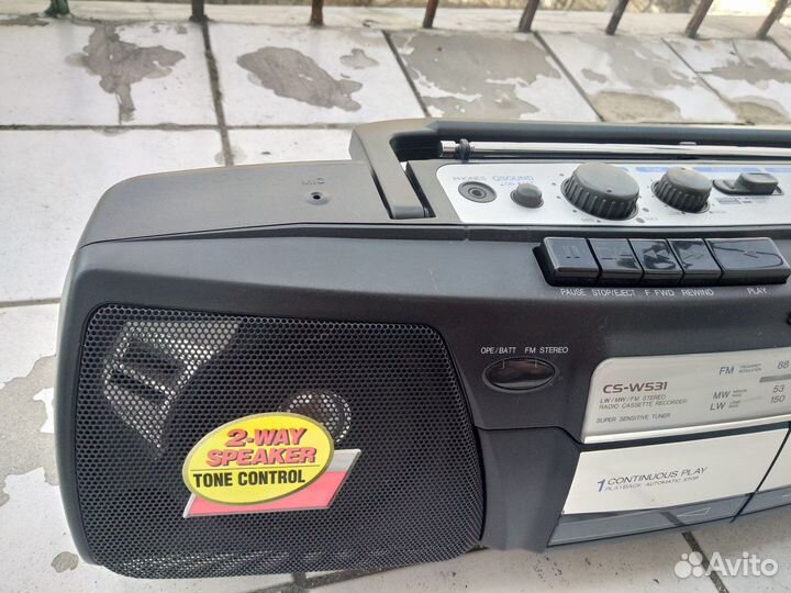 Aiwa CS-W531 двухкассетная магнитола