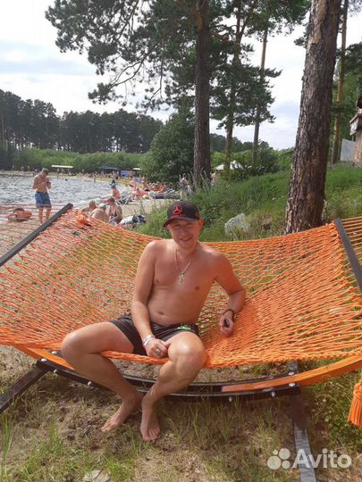 Гамак с каркасом ручной работы