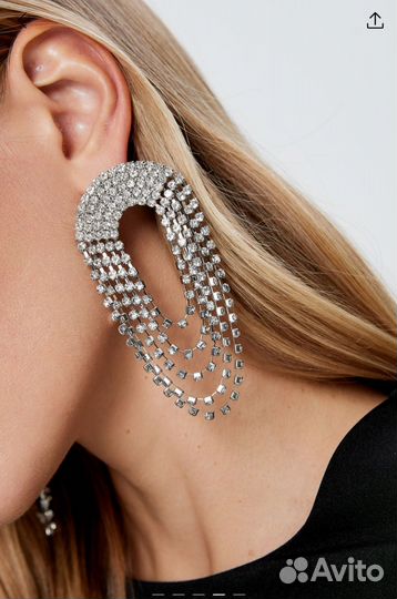 Серьги, кафф и подвеска