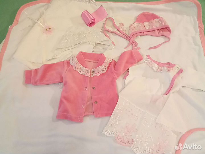 Конверт на выписку летний для девочки