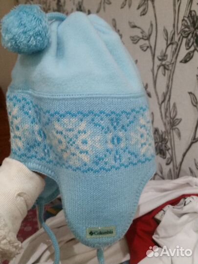 Шапка для девочки зимняя Columbia новая на 8 лет