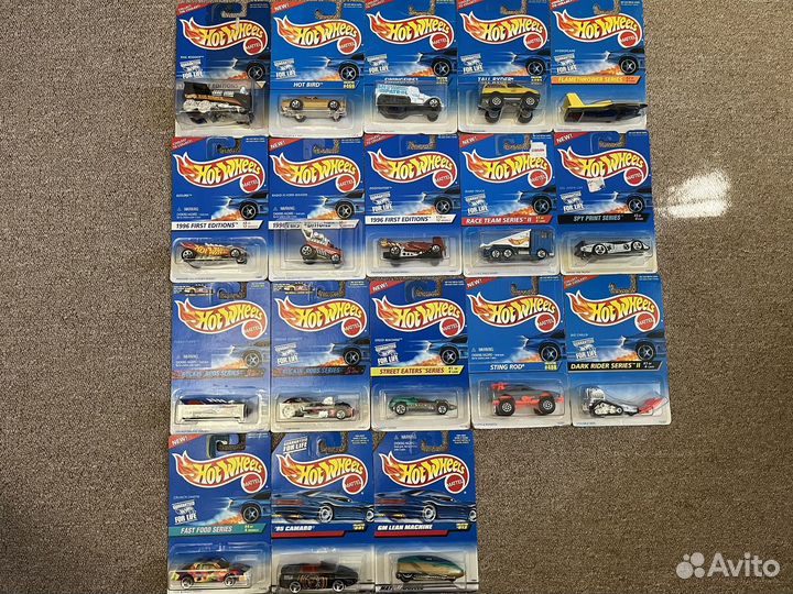 Hot wheels 1996 год