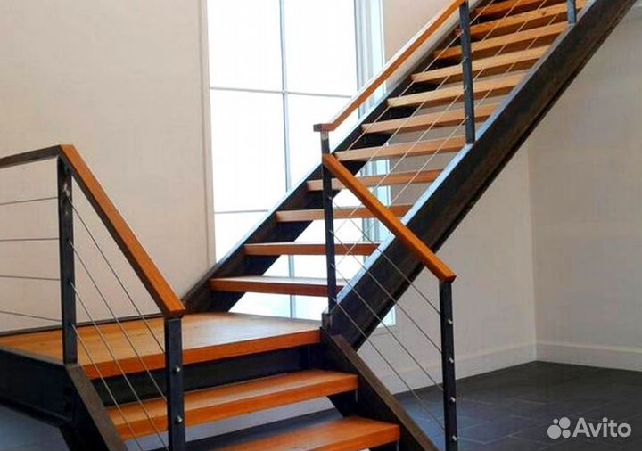 Облицовка ступеней породами дерева