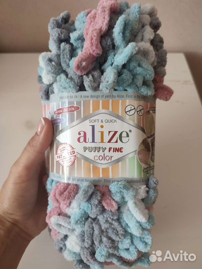 Пряжа alize puffy fine