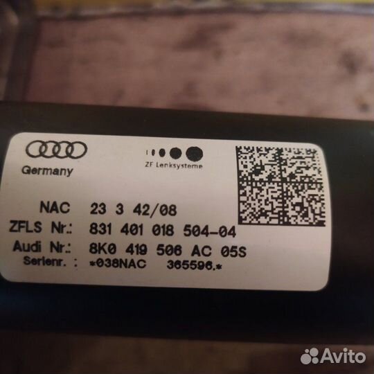 Рулевая колонка Audi A5 8T caha 2009