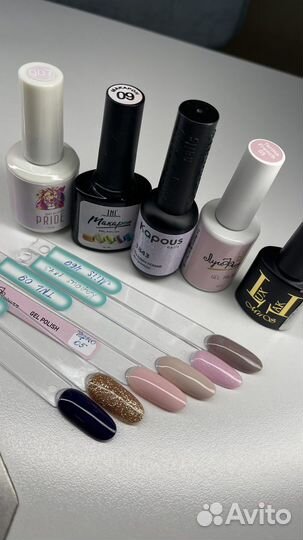 Больше 50 оттенков гель-лаков базы топы