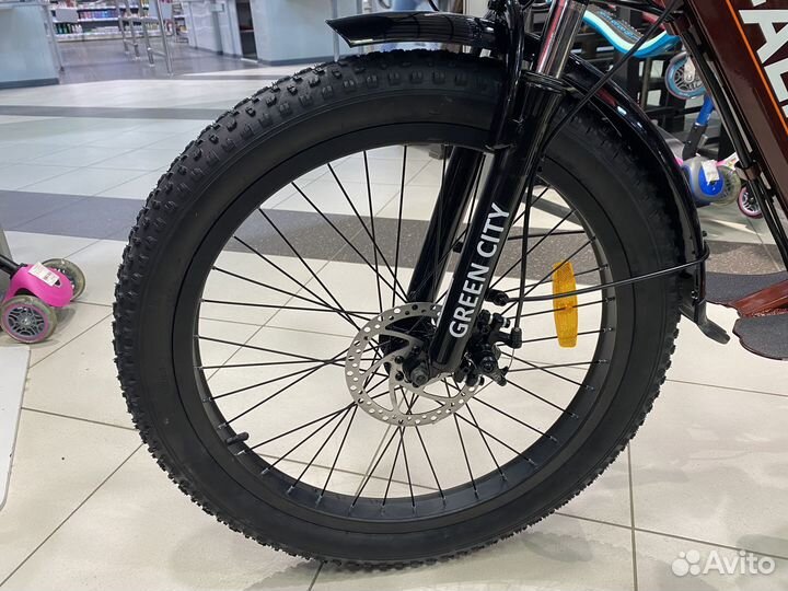 Электровелосипед E-alfa FAT brown