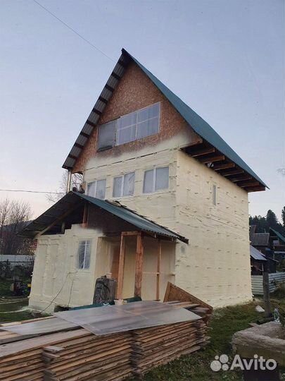 Утепление пенополиуретаном ппу дома стен