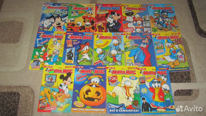 Комикс Микки Маус много разные