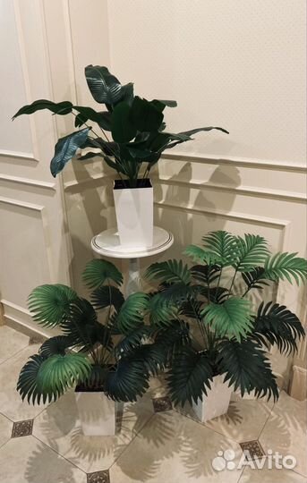 Искусственная зелень трава пальма декор