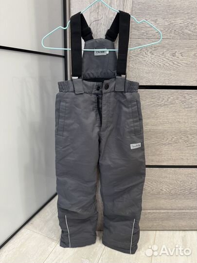 Демисезонные брюки на флисе для мальчика