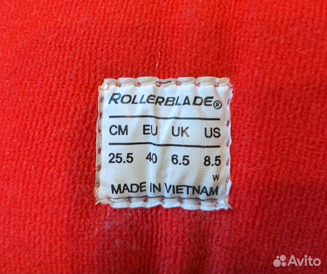 Ролики rollerblade размер 40