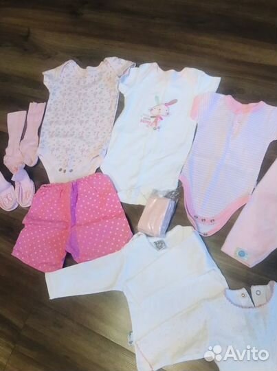 Вещи пакетом на девочку с рождения