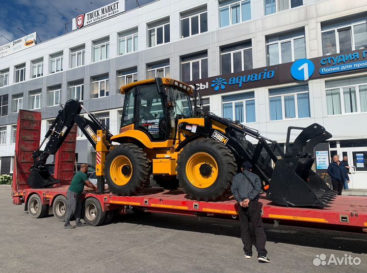 Экскаватор-погрузчик Shanmon 388H-III Carraro, 2024