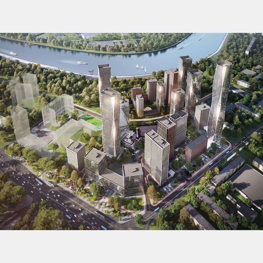 2-к. квартира, 67 м², 22/25 эт.