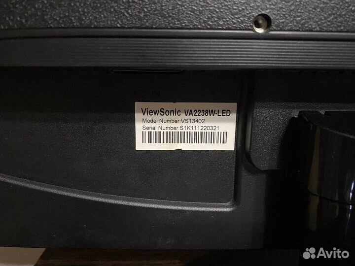 Монитор viewsonic 21,5