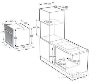 Электрический духовой шкаф Gorenje BPS6737E14BG