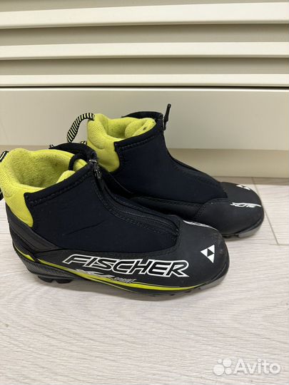 Лыжные детские ботинки Fischer,р.34