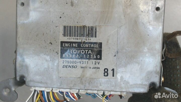 Блок управления двигателем Toyota Corolla E12, 200