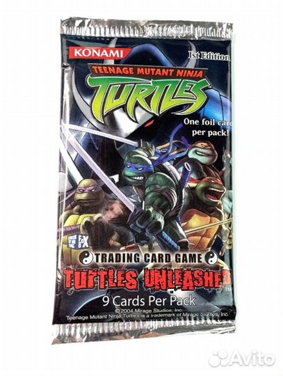 Карточки бустеры Черепашки ниндзя