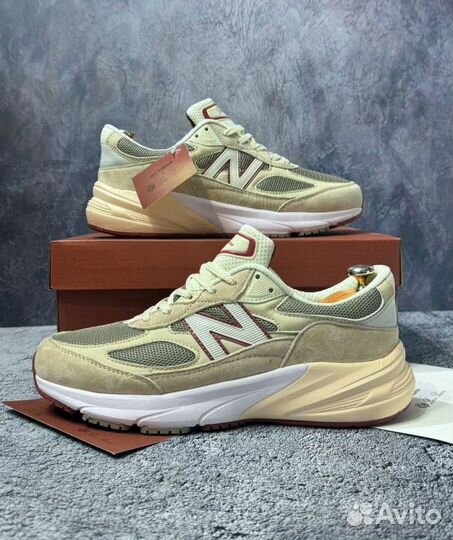 Мужские Кроссовки Loro Piano New Balance NB990 V6