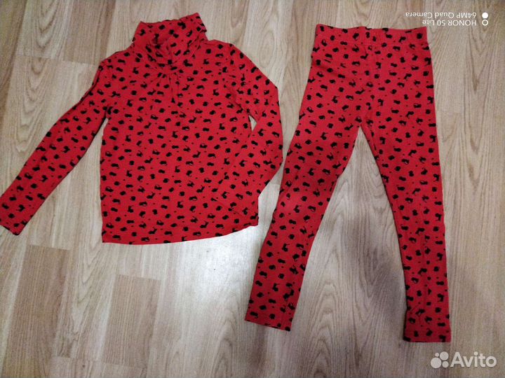 Вещи на девочку 110-122, пакетом