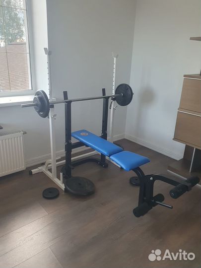 Штанга,гриф,блины,скамья для жима лёжа,приседа бу