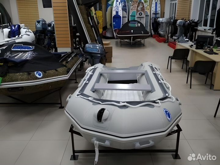 Лодка пвх Stormline Adventure Standard 380 серая