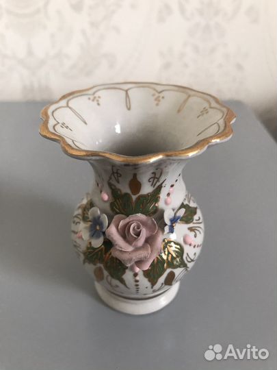 Шкатулка и вазочка Кисловодский фарфор