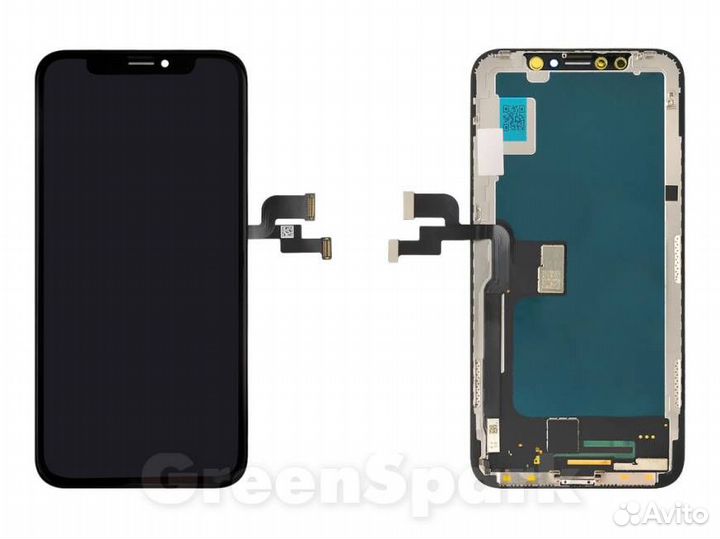 Дисплей для iPhone X +тач черный с рамкой In-Cell