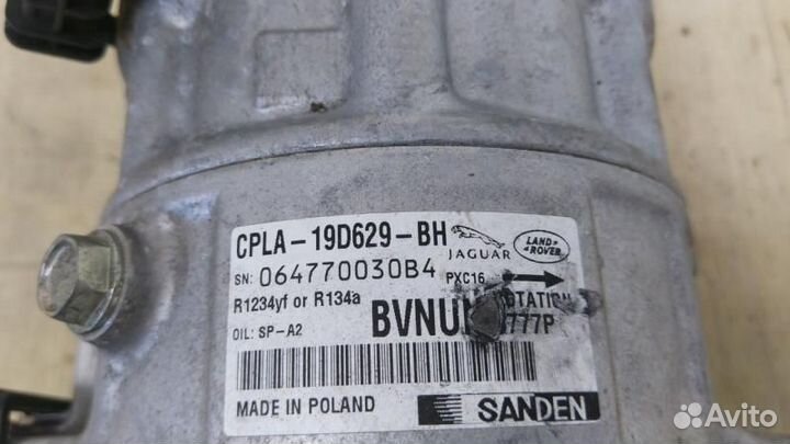 Компрессор кондиционера Land Rover / Range Rover Velar, land rover range rover velar 2020