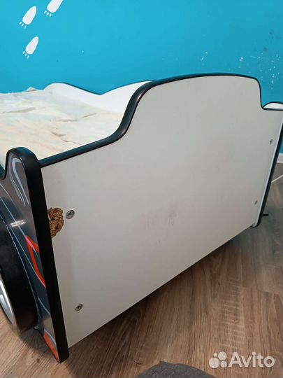 Детская кроватка машинка с Подсветкой