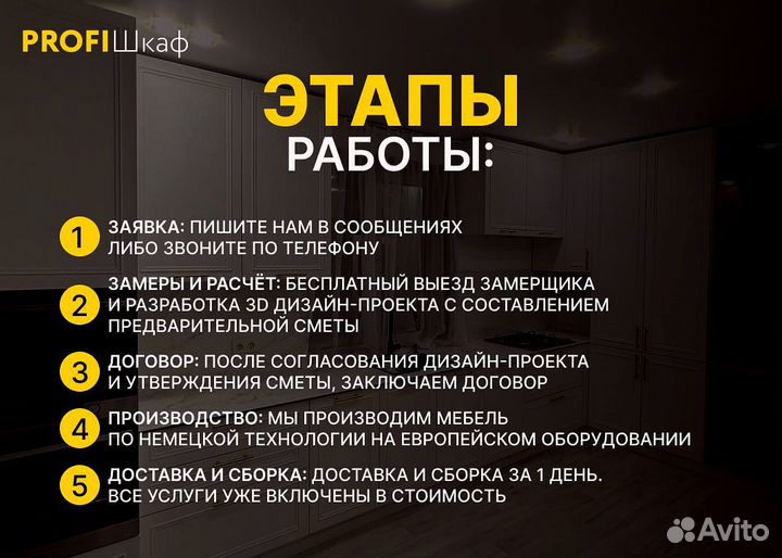 Кухня на заказ по индивидуальному проекту
