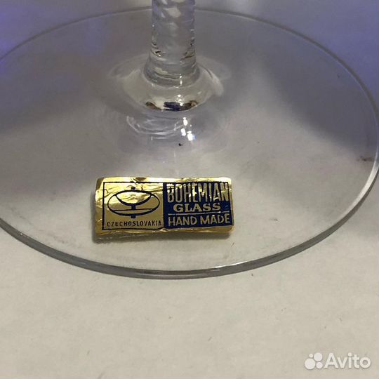 Бокалы. Кобальтовое стекло