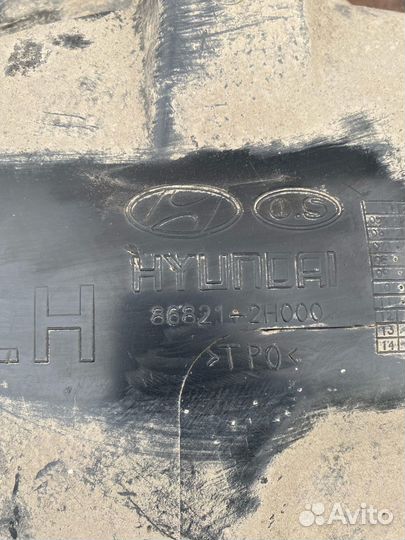 Подкрылок задний левый Hyundai Elantra HD