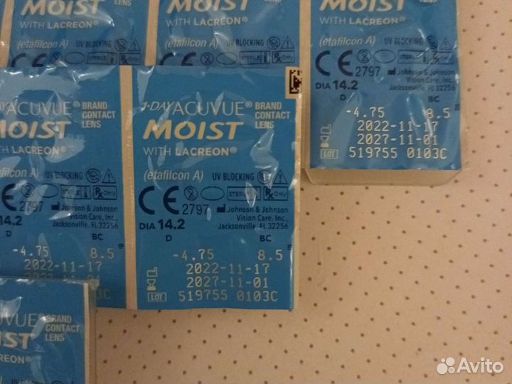 Линзы контактные однодневные acuvue
