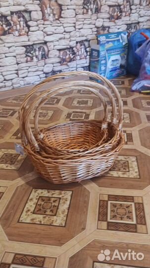 Корзина плетеная
