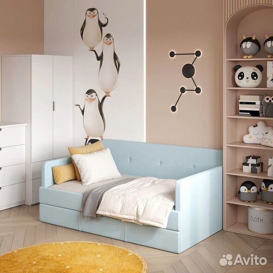 Детская мягкая кровать