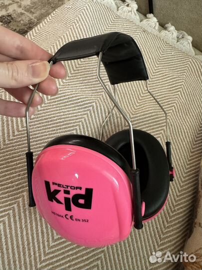 Шумоподавляющие наушники детские Peltor kid 27дб