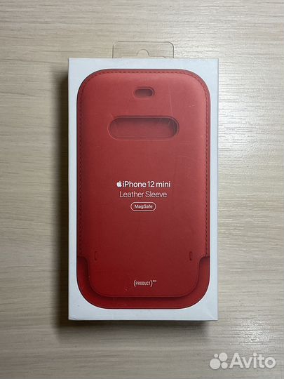 Чехол Apple Leather Sleeve iPhone 12 mini