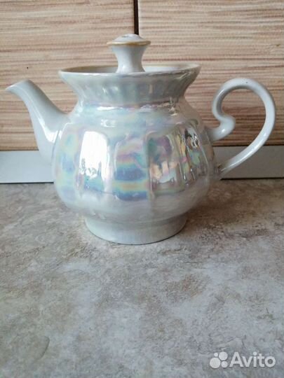 Чайник заварочный стеклянный, керамический