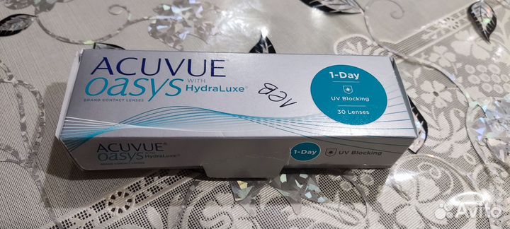 Линзы контактные acuvue oasys однодневные