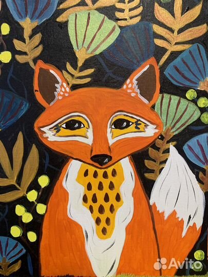 Интерьерная картина ручной работы