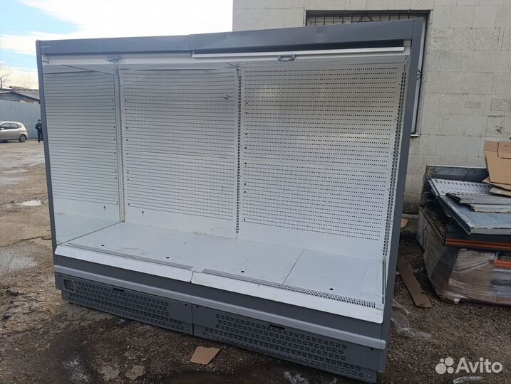 Холодильная горка витрина обслуженная